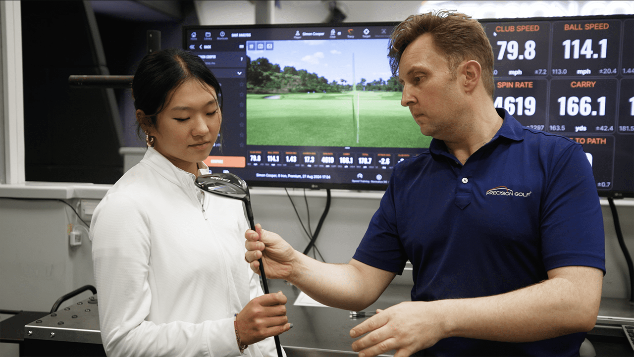 Trackman data informed wood fitting | Precision Golf